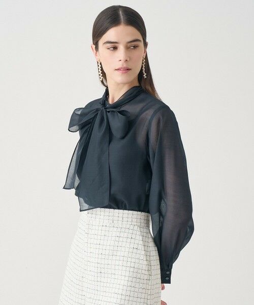 ANAYI / アナイ シャツ・ブラウス | 【Eternal Line 2026】シアーオーガンボウタイ ブラウス | 詳細19