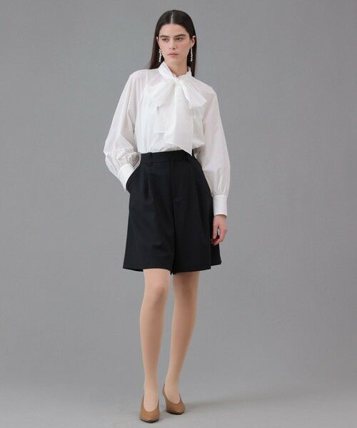 ANAYI / アナイ シャツ・ブラウス | 【Eternal Line 2026】テックスストレッチボウタイシャツ ブラウス | 詳細2
