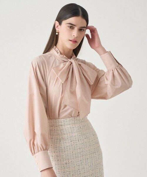 ANAYI / アナイ シャツ・ブラウス | 【Eternal Line 2026】テックスストレッチボウタイシャツ ブラウス | 詳細12