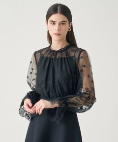 ANAYI / アナイ シャツ・ブラウス | 【Eternal Line 2026】チュール刺繍ベル袖 ブラウス