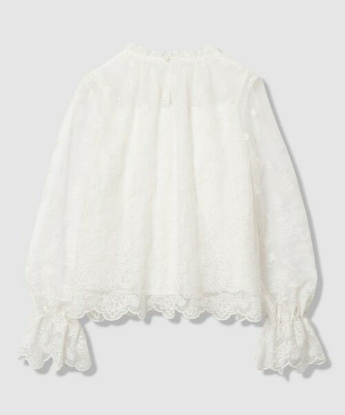ANAYI / アナイ シャツ・ブラウス | 【Eternal Line 2026】チュール刺繍ベル袖 ブラウス | 詳細10