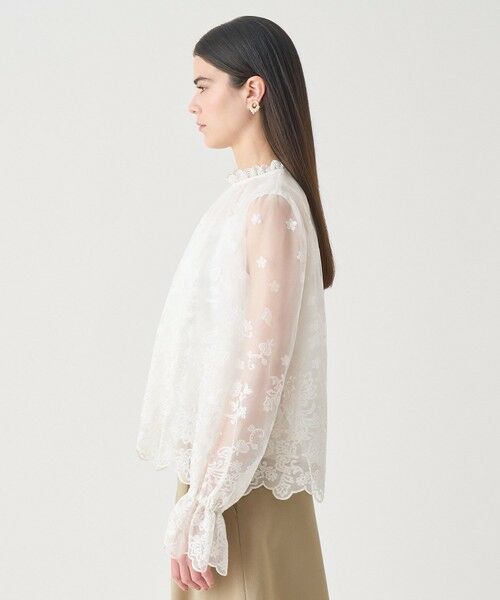 ANAYI / アナイ シャツ・ブラウス | 【Eternal Line 2026】チュール刺繍ベル袖 ブラウス | 詳細2