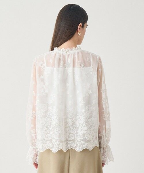 ANAYI / アナイ シャツ・ブラウス | 【Eternal Line 2026】チュール刺繍ベル袖 ブラウス | 詳細3