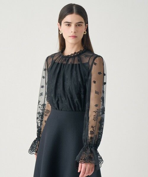 ANAYI / アナイ シャツ・ブラウス | 【Eternal Line 2026】チュール刺繍ベル袖 ブラウス | 詳細13