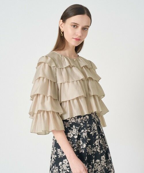 ANAYI / アナイ その他トップス | オーガンジーティアードボレロ ブラウス | 詳細2