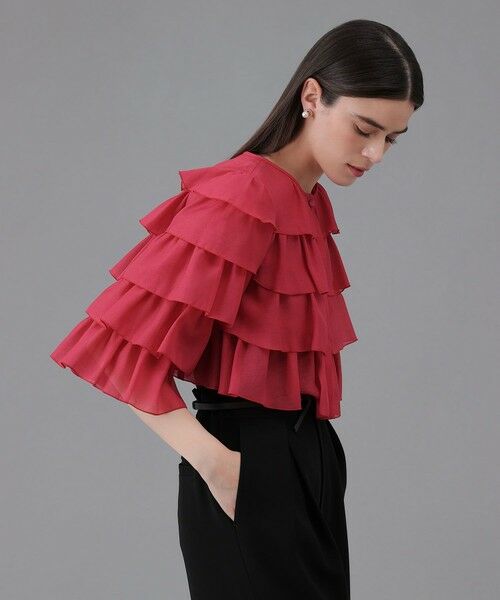 ANAYI / アナイ その他トップス | オーガンジーティアードボレロ ブラウス | 詳細11