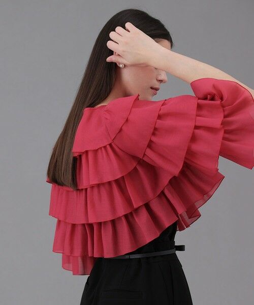 ANAYI / アナイ その他トップス | オーガンジーティアードボレロ ブラウス | 詳細12