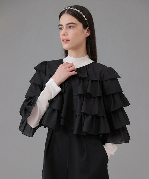 ANAYI / アナイ その他トップス | オーガンジーティアードボレロ ブラウス | 詳細21