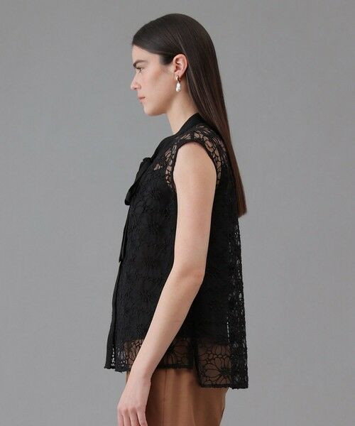 ANAYI / アナイ シャツ・ブラウス | フラワー刺繍ボウタイブラウス | 詳細11