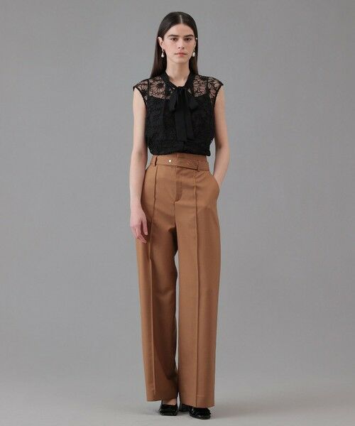 ANAYI / アナイ シャツ・ブラウス | フラワー刺繍ボウタイブラウス | 詳細15