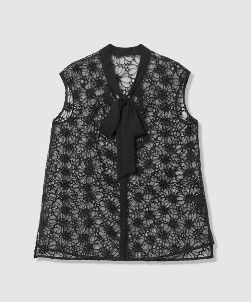 ANAYI / アナイ シャツ・ブラウス | フラワー刺繍ボウタイブラウス | 詳細2