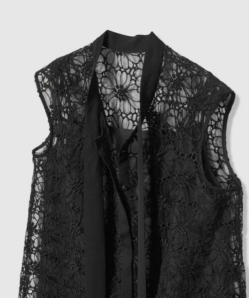 ANAYI / アナイ シャツ・ブラウス | フラワー刺繍ボウタイブラウス | 詳細4