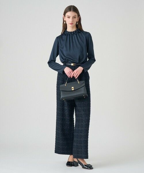 ANAYI / アナイ シャツ・ブラウス | ハンマーサテンスタンド ブラウス | 詳細12