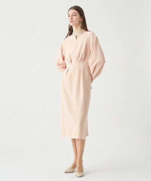 ANAYI / アナイ ロング・マキシ丈ワンピース | 【Eternal Line 2026】ストレッチクロスキーネック ワンピース | 詳細5