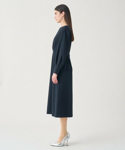 ANAYI / アナイ ロング・マキシ丈ワンピース | 【Eternal Line 2026】ストレッチクロスキーネック ワンピース | 詳細11