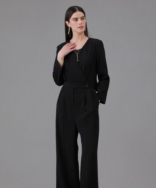 ANAYI / アナイ サロペット・オールインワン | 【Eternal Line 2026】トリアセジョーゼットオールインワン(black (95))