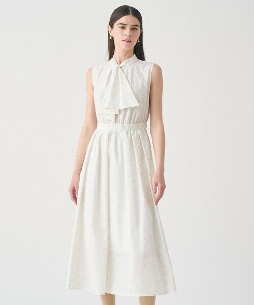 ANAYI / アナイ ミニ丈・ひざ丈ワンピース | 【Eternal Line 2026】タフタカットジャガード ワンピース | 詳細4