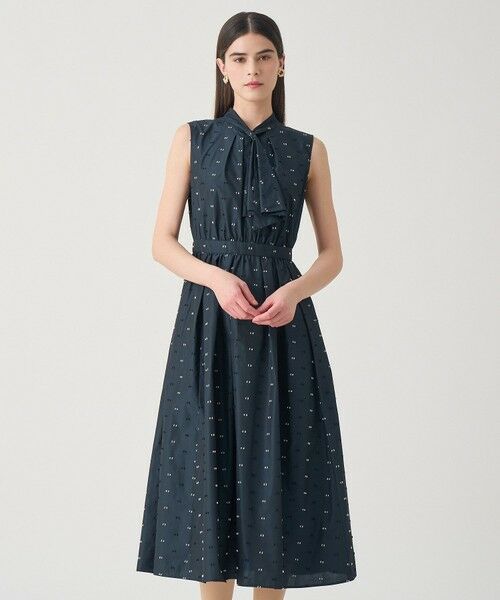 ANAYI / アナイ ミニ丈・ひざ丈ワンピース | 【Eternal Line 2026】タフタカットジャガード ワンピース | 詳細11