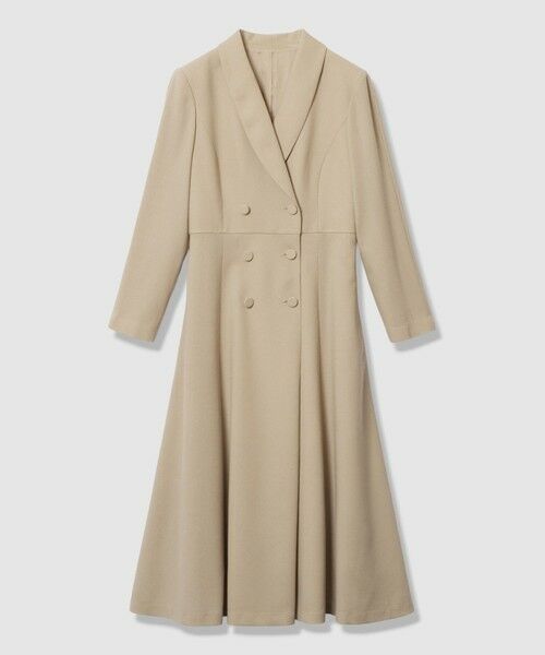 ANAYI / アナイ ロング・マキシ丈ワンピース | 【Eternal Line 2026】ウールジョーゼットショール衿 ワンピース | 詳細6