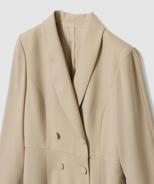 ANAYI / アナイ ロング・マキシ丈ワンピース | 【Eternal Line 2026】ウールジョーゼットショール衿 ワンピース | 詳細8