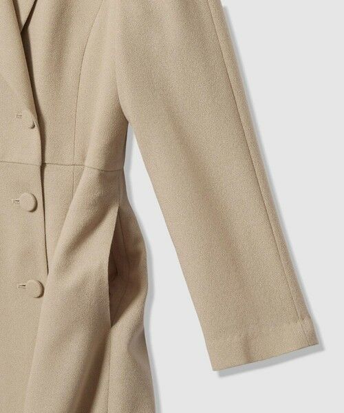 ANAYI / アナイ ロング・マキシ丈ワンピース | 【Eternal Line 2026】ウールジョーゼットショール衿 ワンピース | 詳細9