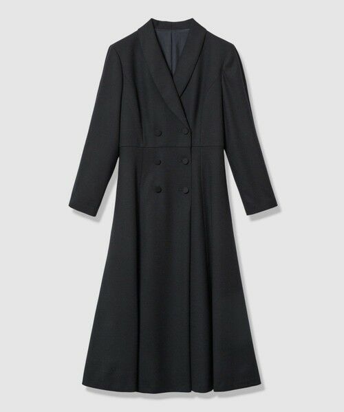 ANAYI / アナイ ロング・マキシ丈ワンピース | 【Eternal Line 2026】ウールジョーゼットショール衿 ワンピース | 詳細19