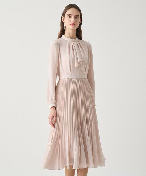 ANAYI / アナイ ロング・マキシ丈ワンピース | 【Eternal Line 2026】シアードビープリーツボウ ワンピース | 詳細12