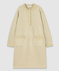 ANAYI / アナイ ミニ丈・ひざ丈ワンピース | ブークレラメツイードボクシー ワンピース