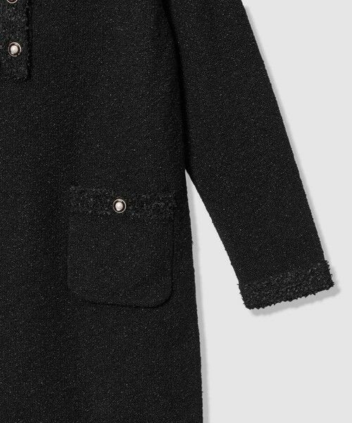 ANAYI / アナイ ミニ丈・ひざ丈ワンピース | ブークレラメツイードボクシー ワンピース | 詳細17