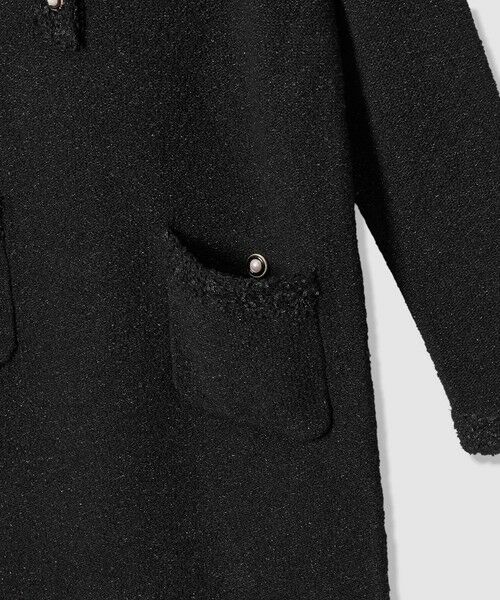 ANAYI / アナイ ミニ丈・ひざ丈ワンピース | ブークレラメツイードボクシー ワンピース | 詳細18