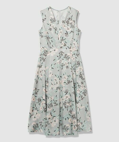 ANAYI / アナイ ロング・マキシ丈ワンピース | アイシーフラワープリントレイヤーネック ワンピース | 詳細12