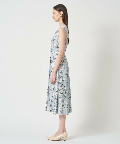ANAYI / アナイ ロング・マキシ丈ワンピース | アイシーフラワープリントレイヤーネック ワンピース | 詳細2