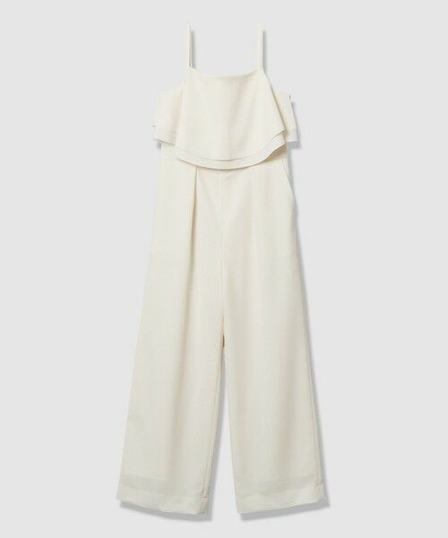 ANAYI / アナイ サロペット・オールインワン | ダブルクロスフリルサロペットパンツ | 詳細7