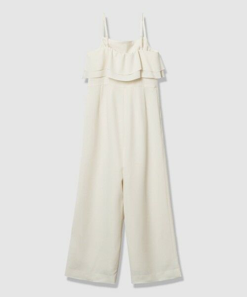 ANAYI / アナイ サロペット・オールインワン | ダブルクロスフリルサロペットパンツ | 詳細8