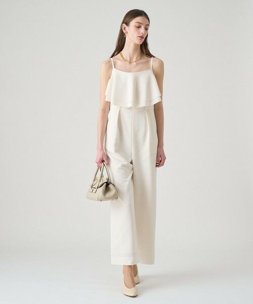 ANAYI / アナイ サロペット・オールインワン | ダブルクロスフリルサロペットパンツ | 詳細5