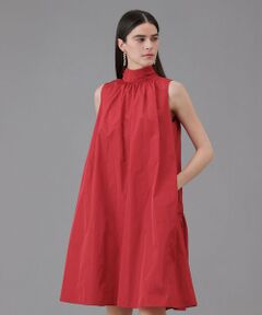 ANAYI / アナイ ロング・マキシ丈ワンピース | タフタハイネックＡライン ワンピース