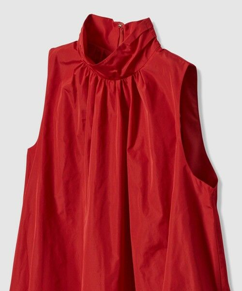 ANAYI / アナイ ロング・マキシ丈ワンピース | タフタハイネックAライン ワンピース | 詳細7