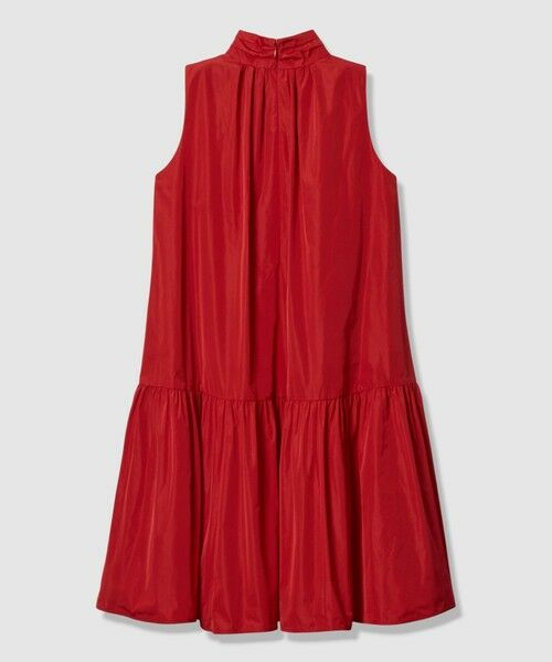 ANAYI / アナイ ロング・マキシ丈ワンピース | タフタハイネックAライン ワンピース | 詳細6