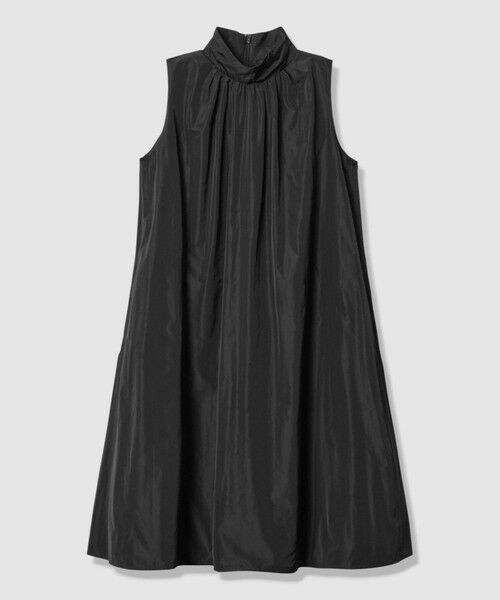 ANAYI / アナイ ロング・マキシ丈ワンピース | タフタハイネックAライン ワンピース | 詳細16