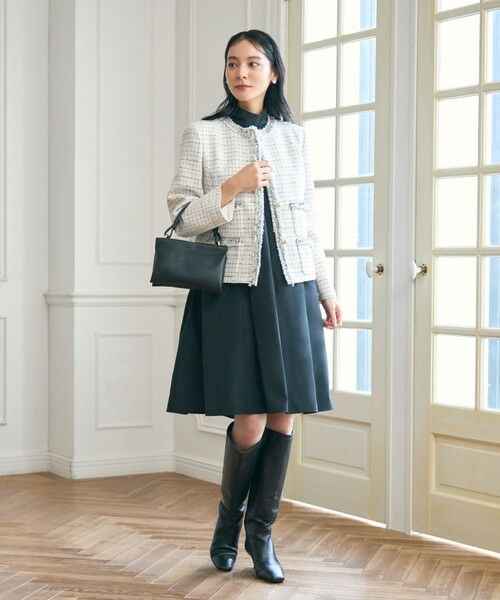 ANAYI / アナイ ロング・マキシ丈ワンピース | タフタハイネックＡライン ワンピース | 詳細17