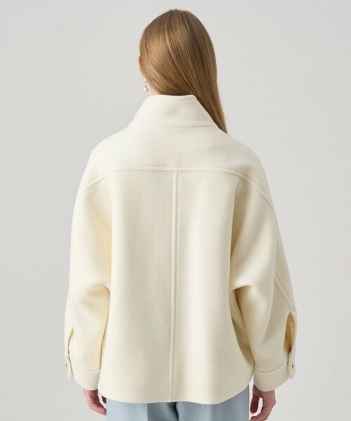 ANAYI / アナイ ピーコート | ラムショートビーバースタンドブルゾン | 詳細3