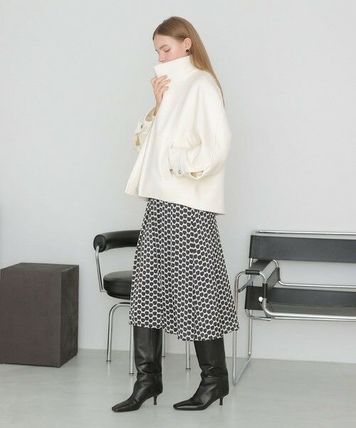 ANAYI / アナイ ピーコート | ラムショートビーバースタンドブルゾン | 詳細6