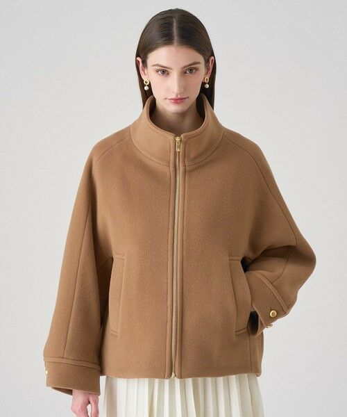 ANAYI / アナイ ピーコート | ラムショートビーバースタンドブルゾン | 詳細18