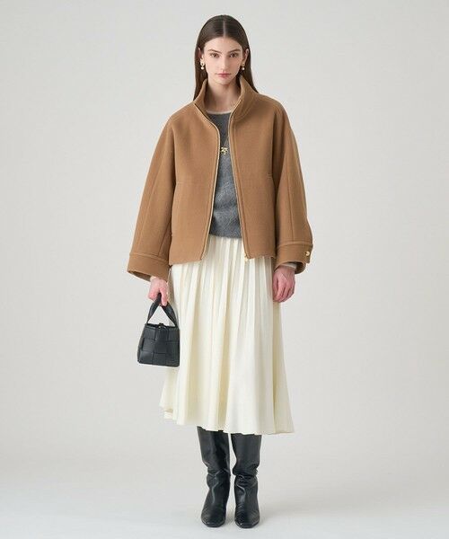 ANAYI / アナイ ピーコート | ラムショートビーバースタンドブルゾン | 詳細19