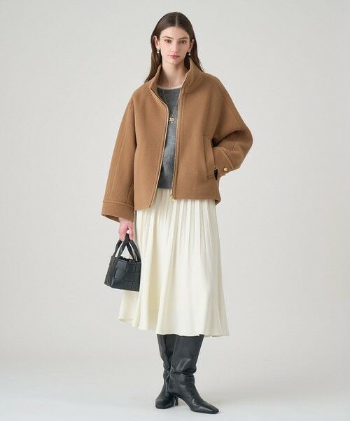 ANAYI / アナイ ピーコート | ラムショートビーバースタンドブルゾン | 詳細20