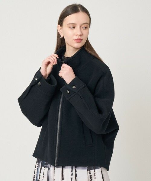 ANAYI / アナイ ピーコート | ラムショートビーバースタンドブルゾン | 詳細26