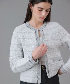 ANAYI / アナイ カーディガン・ボレロ | ノットツイードエジング カーディガン