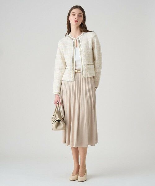 ANAYI / アナイ カーディガン・ボレロ | ノットツイードエジング カーディガン | 詳細4