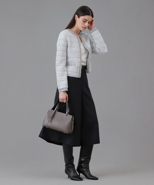 ANAYI / アナイ カーディガン・ボレロ | ノットツイードエジング カーディガン | 詳細9