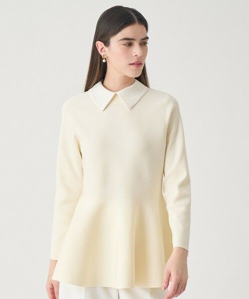 ANAYI / アナイ ニット・セーター | 【Eternal Line 2026】サテン使いフレアヘム プルオーバー | 詳細4